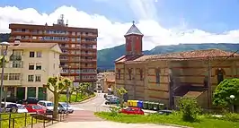 Vista de la Parroquia de San Martín de Tours