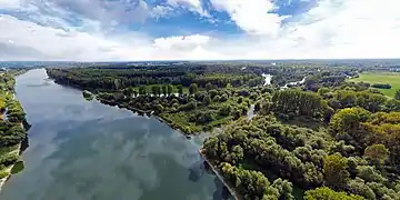 Confluencia del Isar y el Danubio