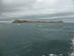 Navegando hacia la Isla Magdalena. El barco sale desde Punta Arenas.