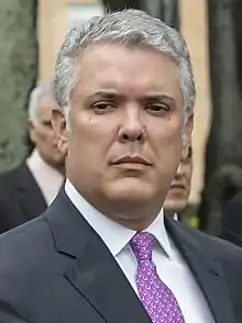 Presidente de ColombiaIván Duque Márquez