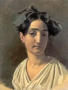 Retrato De Vittoria Caldoni (1834)