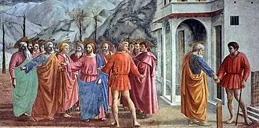 Paiement du Tribut de Masaccio.