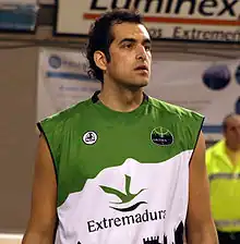 Juan Sanguino, capitán del equipo desde su fundación hasta el final de la temporada 2011-12.