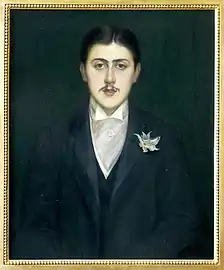 Jacques-Émile Blanche, retrato de Marcel Proust, (1892).