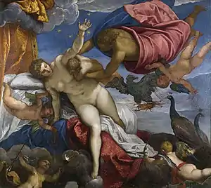 El origen de la Vía Láctea (1575), de Tintoretto, National Gallery, Londres.