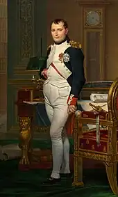 Retrato de Napoleón en su gabinete de trabajo, (1812)