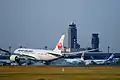 Boeing 787-8 de Japan Airlines aterrizando