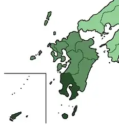 Ubicación de Satsuma