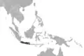 Área de distribución del tigre de Java