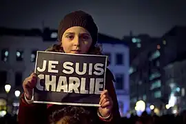 Manifestación en Bruselas,7 de enero de 2015.