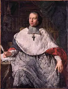 Retrato del obispo y teólogo francés Jean-Joseph Languet de Gergy.