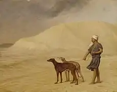 En el desierto, c. 1867