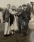 Jean de Menasce; Vanessa Bell (née Stephen); Duncan Grant; Eric Siepmann, 1922