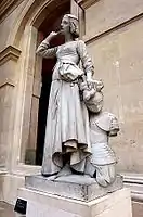 Juana de Arco, de François Rude, mediados del siglo XIX.