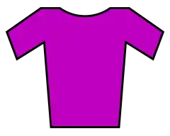 Maillot morado de líder de la clasificación general