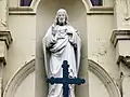 Estatua de Jesús en Londres.