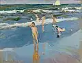 Niños en el Mar, Playa de Valencia (1908)