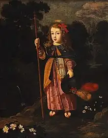 Niño Jesús Peregrino, siglo XVII, Museo Nacional de Arte Antiguo