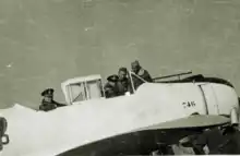 Perón en el I.Ae.22DL
