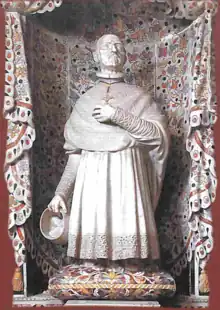 Arzobispo Juan Ruano, capilla del crucifijo, catedral de Monreale (Giovanni Roano, Cappella del Crocifisso, duomo di Monreale)