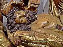 Juan de Juni:El entierro de Cristo (detalle)