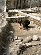 Edificios del período abasí excavados en el aparcamiento de Givati, Jerusalén. Palestina fue abandonada por los abasíes, y era principalmente una sociedad de campesinos.