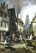 Jules Noël : Le Rémouleur à Morlaix (c. 1869).