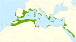 Mapa de distribución.