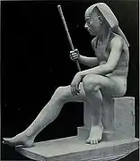 Estatua de Josué en Egipto, fotografía del Salón de París