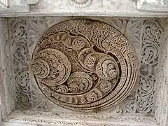 Ilustración de Kalpavriksha en el templo Dilwara Jain