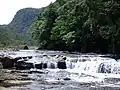 Kampire-no-taki: Cascadas de Kampire en el río Urauchi.