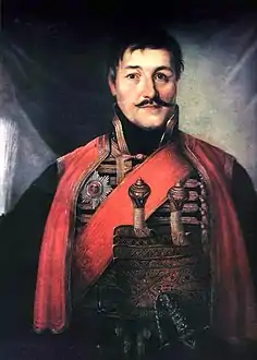 Đorđe Petrović, llamado Karađorđe (Jorge el Negro), héroe de la Primera insurrección serbia contra el Imperio otomano.