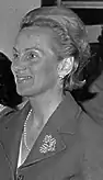 Karen Olsen Beck(90 años)Servicio: 1954-1958; 1970-1974Viuda de José Figueres Ferrer