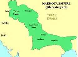 Ubicación de Imperio Karkota