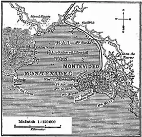 Plano de Montevideo, 1888