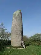 El menhir de Kerloas que alcanza los 9,50 m.