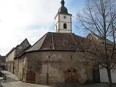Iglesia fortaleza de Kleinlangheim.