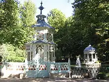 Quiosco chinesco en el jardín del Príncipe de Aranjuez.