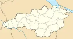 Kropivnitski ubicada en Óblast de Kirovogrado