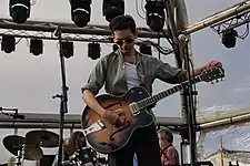 Lewis Durham en el Festival de Música Sonidos Líquidos 2017 en La Geria, Lanzarote.