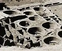 Pueblo Bonito, detalle de las kivas