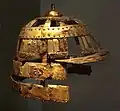 Casco de acero Kofun y cobre dorado del siglo V, Provincia de Ise.