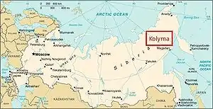 Región de Kolimá en Rusia