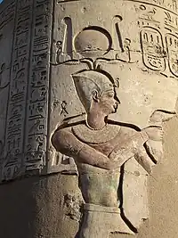 Relieve hundido: templo de Kom Ombo (Egipto)