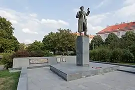 Monumento a Iván Kónev en Prague-Bubenech, República Checa (desmantelado en 2020)