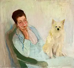 Michalina con perro, Museo Nacional de Varsovia