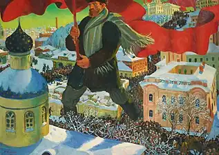 Kustodiev Los Bolcheviques