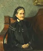 Retrato de Elizaveta Grigórievna Púshkina (años 1900).