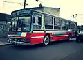 Un colectivo antiguo de la línea.