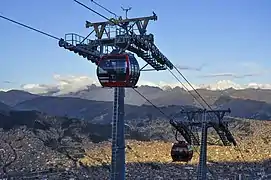 Red de teleféricos en La Paz, el sistema de transporte por cable más alto y extenso del mundo.